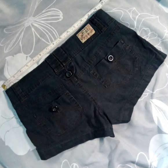 Paris Blues Dark Gray Khaki shorts - Picture 3 of 3